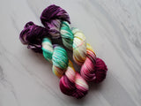 BOUQUET Hand-Dyed Yarn on Sock Perfection - Purple Lamb