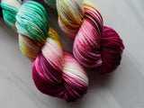 BOUQUET Hand-Dyed Yarn on Sock Perfection - Purple Lamb