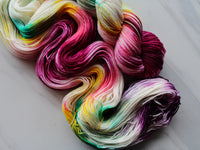 BOUQUET Hand-Dyed Yarn on Sock Perfection - Purple Lamb