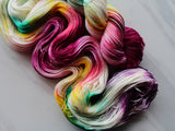 BOUQUET Hand-Dyed Yarn on Sock Perfection - Purple Lamb