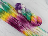 BOUQUET on So Silky Sock - Purple Lamb