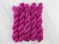 BURGUNDY ROSE MINI SKEIN on Splendid Sock - Purple Lamb