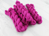 BURGUNDY ROSE MINI SKEIN on Splendid Sock - Purple Lamb