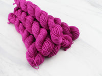 BURGUNDY ROSE MINI SKEIN on Splendid Sock - Purple Lamb