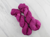 BURGUNDY ROSE on Buttery Soft DK - Purple Lamb