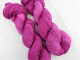 BURGUNDY ROSE on Buttery Soft DK - Purple Lamb