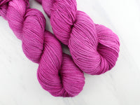 BURGUNDY ROSE on Buttery Soft DK - Purple Lamb