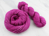 BURGUNDY ROSE on Buttery Soft DK - Purple Lamb