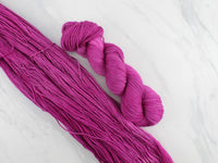 BURGUNDY ROSE on Buttery Soft DK - Purple Lamb
