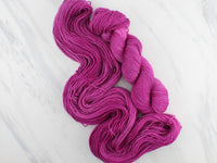 BURGUNDY ROSE on Buttery Soft DK - Purple Lamb