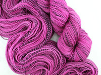 BURGUNDY ROSE Indie-Dyed Yarn on Stained Glass Sock - Purple Lamb