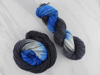 Butterfly Collection - BLUE MOON BUTTERFLY Hand-Dyed Yarn on Stained Glass Sock - Purple Lamb