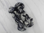 Butterfly Collection - ZEBRA LONGWING BUTTERFLY Hand-Dyed Yarn on Stained Glass Sock - Purple Lamb