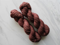 CHOCOLATE Indie-Dyed Yarn on Squoosh DK - Purple Lamb