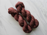CHOCOLATE Indie-Dyed Yarn on Squoosh DK - Purple Lamb