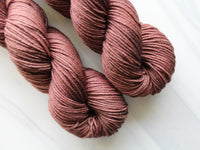 CHOCOLATE Indie-Dyed Yarn on Squoosh DK - Purple Lamb