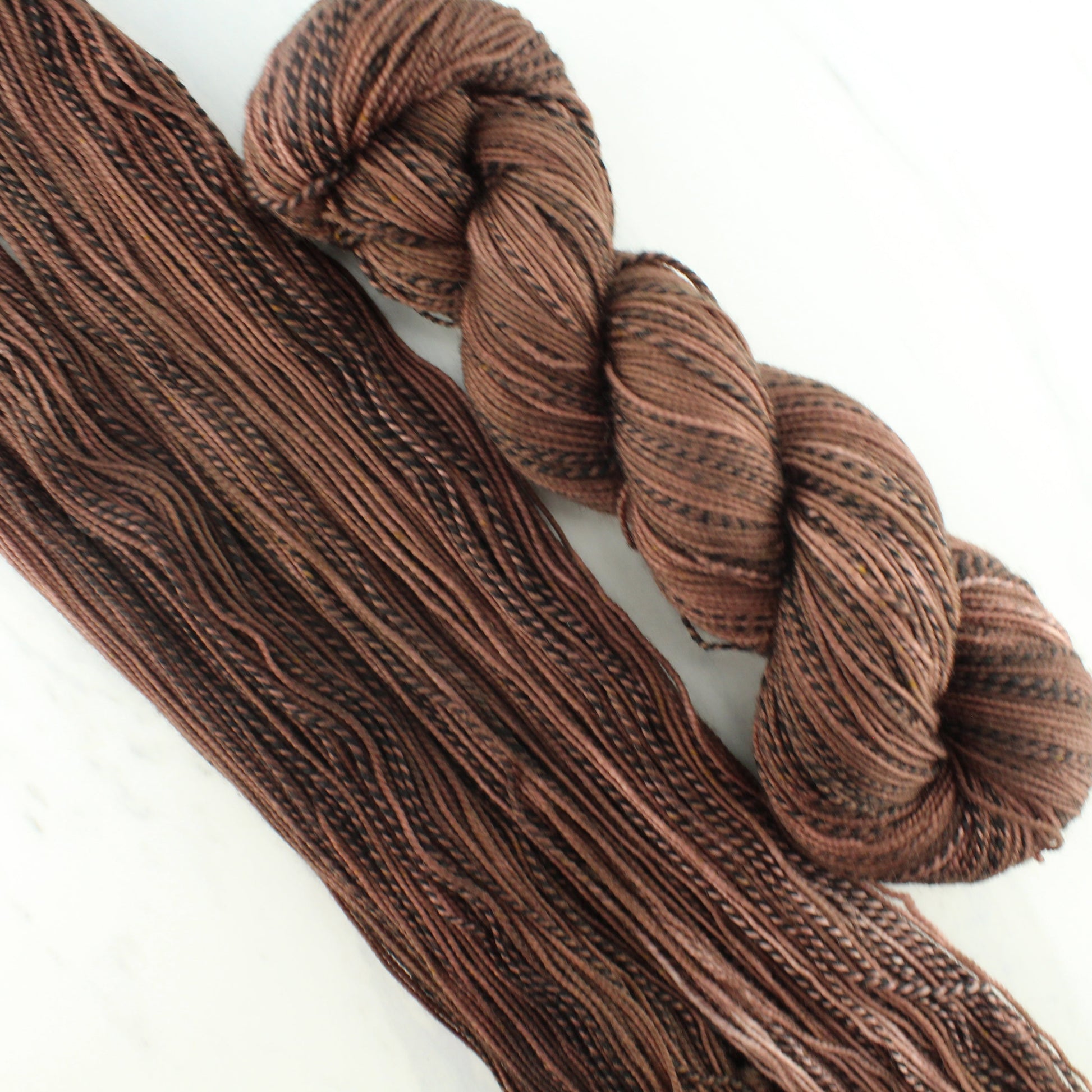 CHOCOLATE on Stained Glass Sock - Purple Lamb