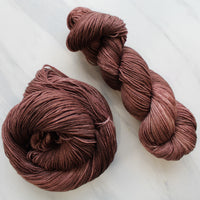 CHOCOLATE Indie-Dyed Yarn on Sock Perfection - Purple Lamb