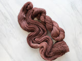 CHOCOLATE Indie-Dyed Yarn on Sock Perfection - Purple Lamb