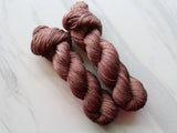 CHOCOLATE on So Silky Sock - Purple Lamb