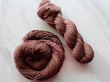 CHOCOLATE on So Silky Sock - Purple Lamb