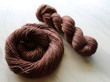 CHOCOLATE on So Silky Sock - Purple Lamb