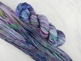 CRAB NEBULA Hand-Dyed on Wonderful Worsted - Purple Lamb