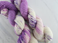 Crocuses in Snow on Feather Sock - Assigned Pooling Version