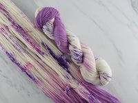 Crocuses in Snow on Feather Sock - Assigned Pooling Version