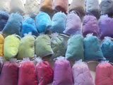FELTING AND SPINNING FIBER  - Coordinating Colorway Sets with Merino, Silk, Bamboo, and Sparkle - Purple Lamb