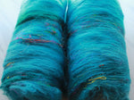 DAYDREAM Art Batts for Spinning and Felting - Purple Lamb