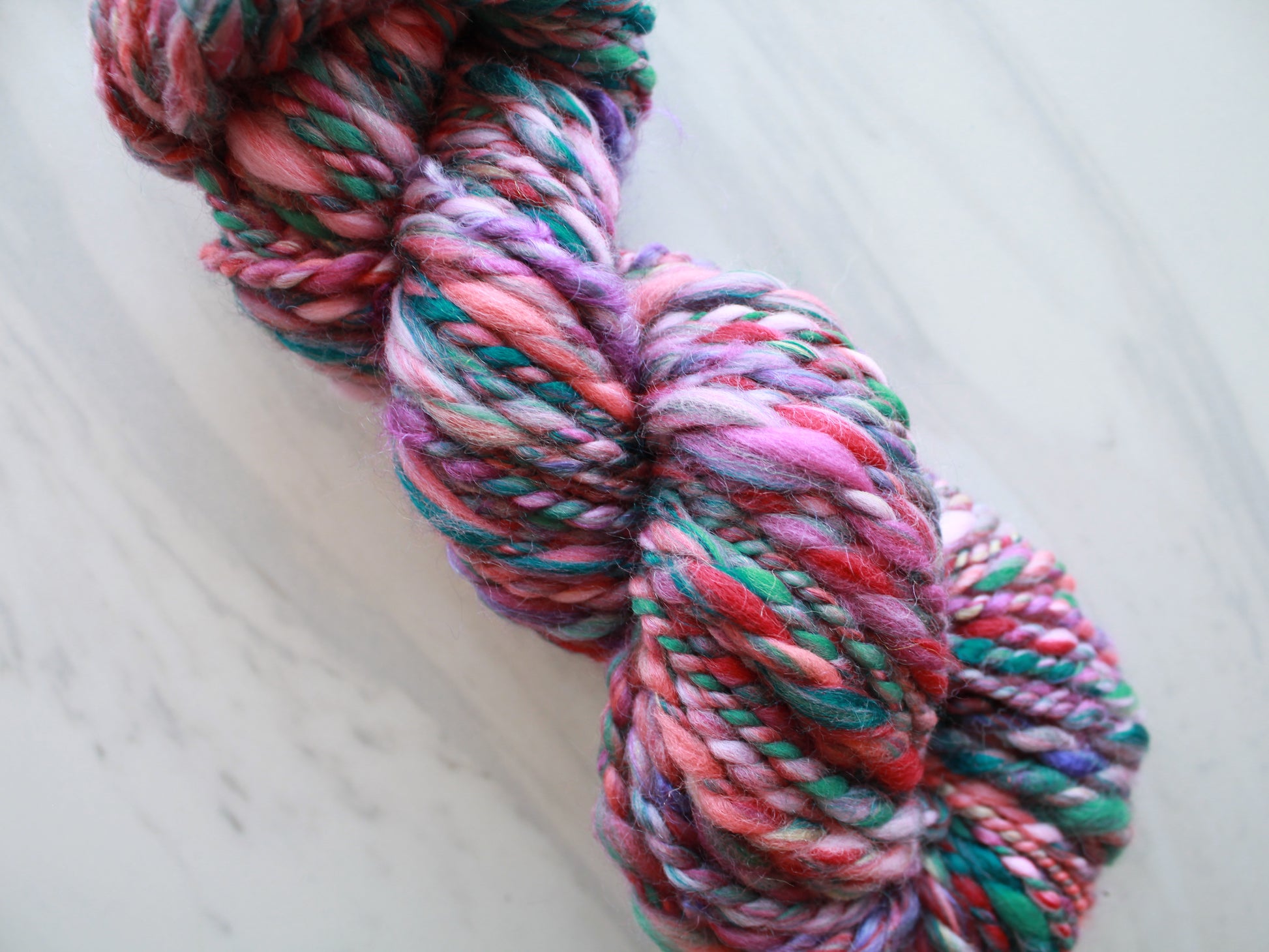 DESERT IN BLOOM Luxury Art Batts for Spinning and Felting - Purple Lamb