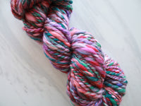 DESERT IN BLOOM Luxury Art Batts for Spinning and Felting - Purple Lamb