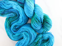 DREAMS OF THE SEA Hand-Dyed Yarn on Sock Perfection