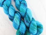DREAMS OF THE SEA Hand-Dyed Yarn on Sock Perfection