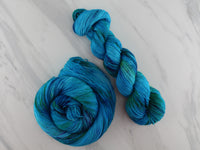 DREAMS OF THE SEA Hand-Dyed Yarn on Sock Perfection