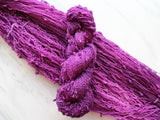 EGGPLANT Indie-Dyed Yarn on Squiggle Sock - Purple Lamb