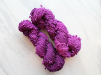 EGGPLANT Indie-Dyed Yarn on Squiggle Sock - Purple Lamb