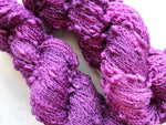 EGGPLANT Indie-Dyed Yarn on Squiggle Sock - Purple Lamb