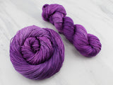 EGGPLANT  Indie-Dyed Yarn on So Silky Sock - Purple Lamb