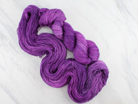 EGGPLANT  Indie-Dyed Yarn on So Silky Sock - Purple Lamb