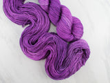 EGGPLANT  Indie-Dyed Yarn on So Silky Sock - Purple Lamb
