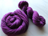 EGGPLANT on Wonderful Worsted - Purple Lamb