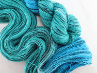 EMERALD AND TURQUOISE on Stained Glass Sock - Assigned Pooling Colorway