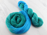 EMERALD AND TURQUOISE on Sock Perfection - Assigned Pooling Colorway