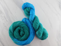 EMERALD AND TURQUOISE on Sock Perfection - Assigned Pooling Colorway