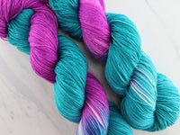 EMERALD AND AMETHYST on Sock Perfection - Assigned Pooling Colorway