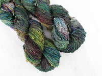 ENCHANTED FOREST Indie-Dyed Yarn on Squiggle Sock - Purple Lamb