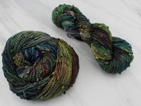 ENCHANTED FOREST Indie-Dyed Yarn on Squiggle Sock - Purple Lamb