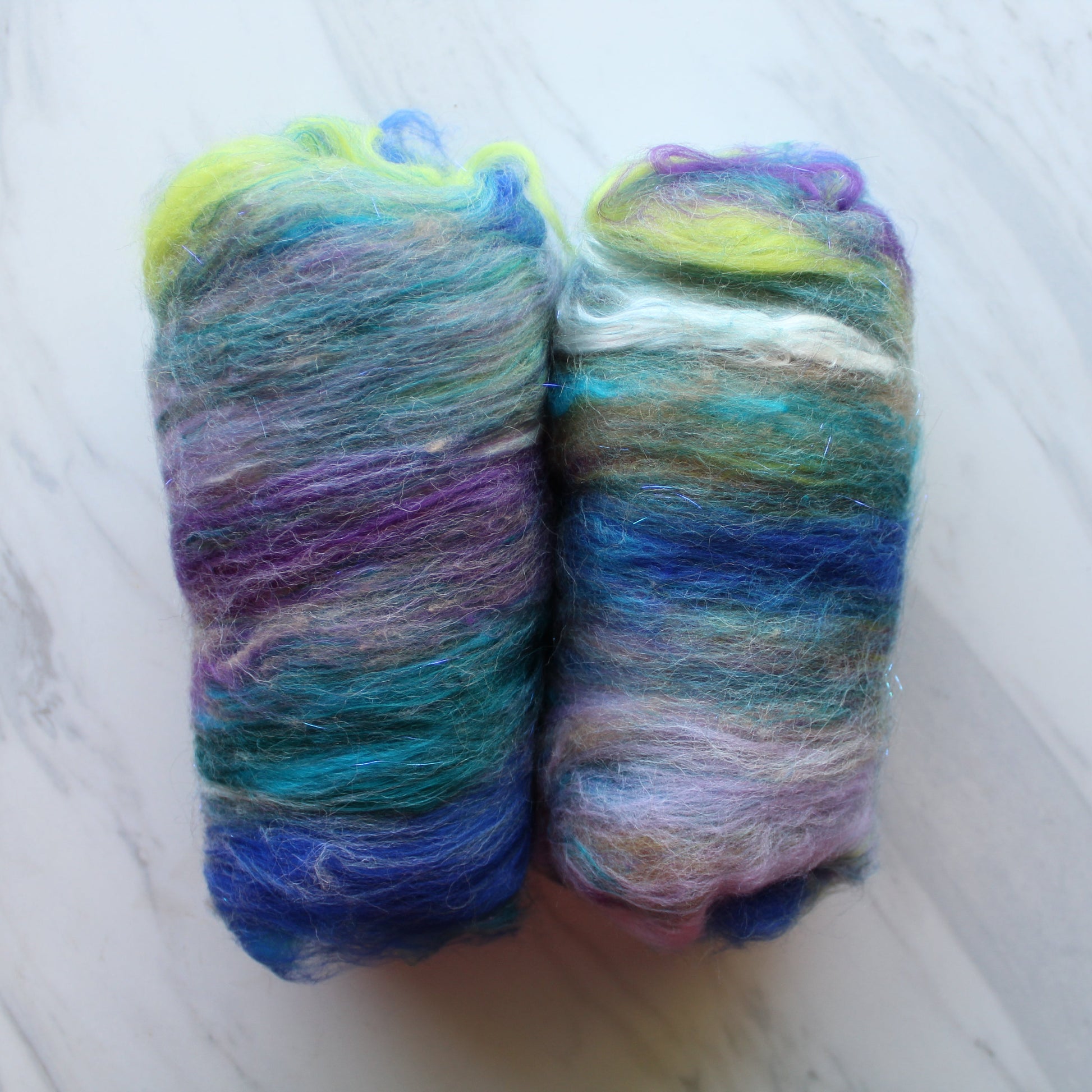 FAR HORIZONS Art Batts to Spin and Felt - Purple Lamb